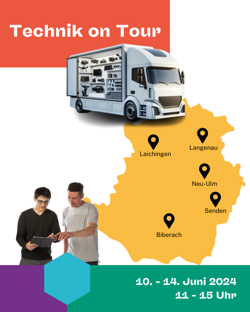 Die Grafik zeigt den Technologietruck